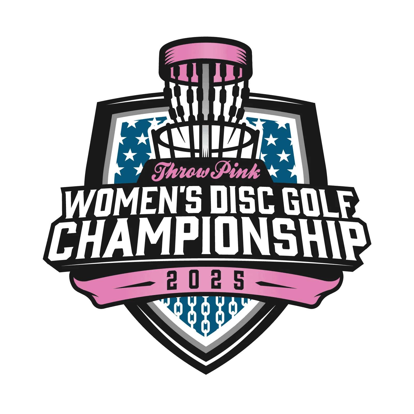 2026 Throw Pink Women’s Disc Golf Championship logo